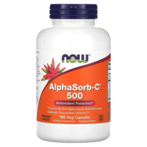 AlphaSorb-C 500 180 веге капсули | Now Foods