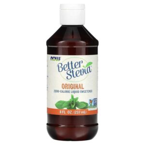 Better Stevia Original Liquid Sweetener 237 мл | Now Foods