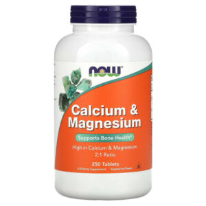 Calcium & Magnesium 2:1 250 таблетки | Now Foods