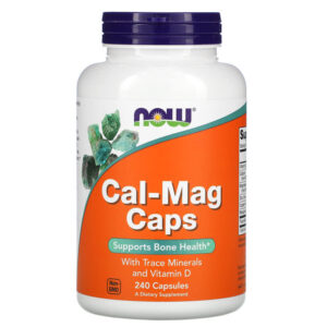 Калций и магнезий (Cal-Mag) 240 капсули | Now Foods