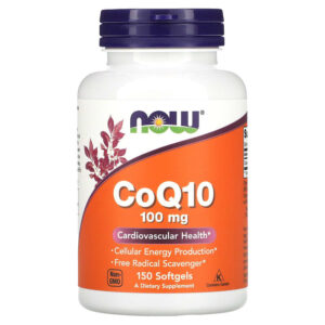 CoQ10 100 мг 150 гел-капсули | Now Foods